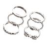 Schmuck Bunt Vintage Edelstein Gelenkring 6er Set Ring Charge