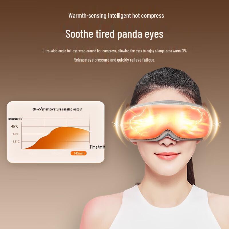 Yolanda Smart Eye Massager with Heat and Bluetooth CN plug (adapter included)