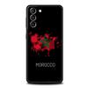Morocco Flag Passport Phone Case For Samsung Galaxy S24 S23 S22 S20 Ultra S21 FE 5G S10 S9 Plus S10E S8 Note 20 Soft Black Cover