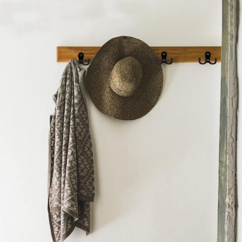10/5Pcs Coat Hooks Wall-Mounted 2 Hole Towel Hanger For Coats Hat Clothing Home Storage Hook Wall Hook Towel Hanger For Hardware
