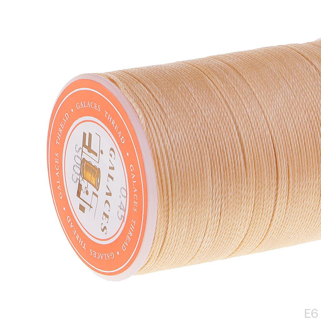 0,45mm Sewing Thread Leather Waxed Flat For Shoes Luggage,