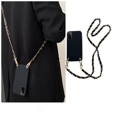 Luxury Crossbody Necklace Strap Lanyard Cord Soft Case for Iphone 16 Pro Max 15 14 13 12 Pro Max Lanyard Cord Strap Cover for Iphone 15 Plus