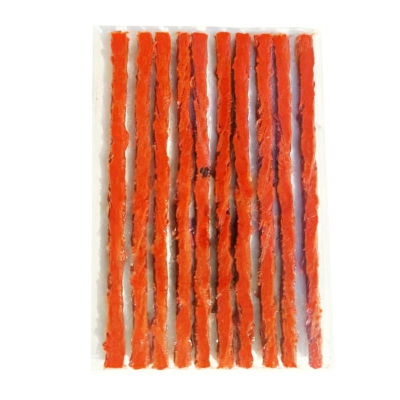 Tubeless Tire Repair Strings 10 Piece Rubber Strips, 100mmX3.5Mm for Car and Motorcycle Travel and Garage Backup