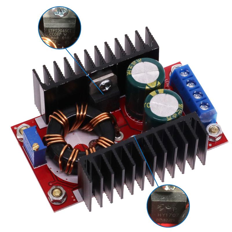 DC-DC 150W 10A Boost Converter 9-35 To 1-35V 80W Buck Booster 300W Step Down Step Up Adapter Module Adjustable Voltage Regulator