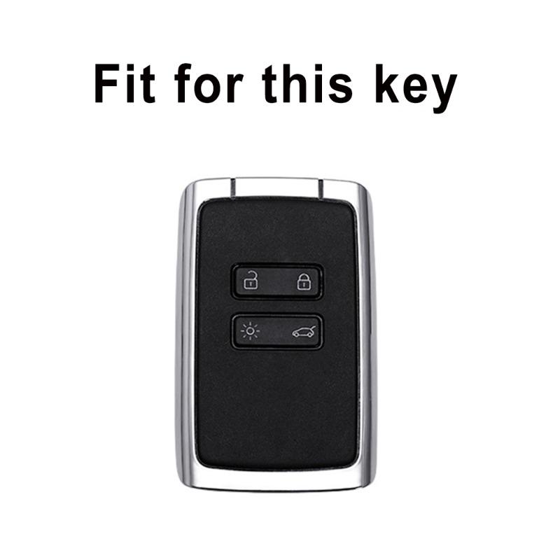 TPU Kryt na klíč od auta Pouzdro Skořepina Fob pro Renault Captur Megane Talisman Espace Clio Zoe Koleos Scenic 4 Arkana Dacia Sandero Karta