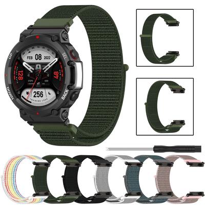 For Huami Amazfit T-REX 2 Nylon Loop Strap Smart Watch Band Women Men Bracelet For Amazfit T-Rex-Rex2 Wristbands Correa