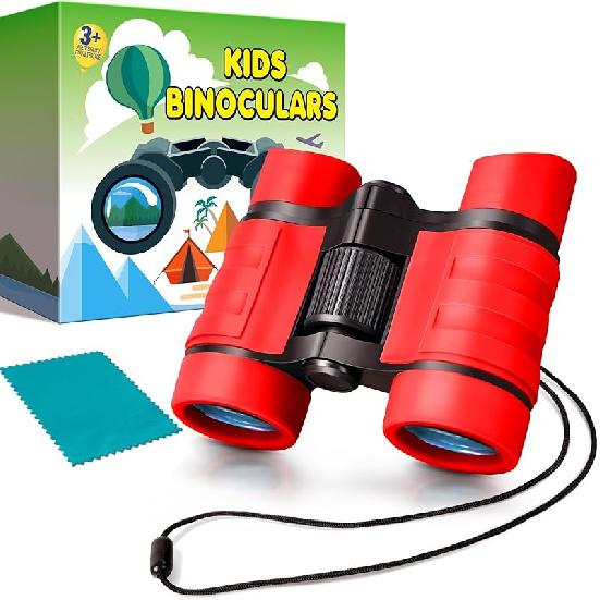 Kids Binoculars for Ages 3-12, Outdoor Exploration Toys - Perfect for Bird Watching, Camping, and Outdoor Activities