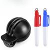Marcatore per Palline da Golf Resistente allo Sbiadimento, Strumento Avanzato per Segnare le Palline da Golf | 1 Strumento di Allineamento con 2 Marcatori a Timbro per Palline da Golf, Pallina da Golf