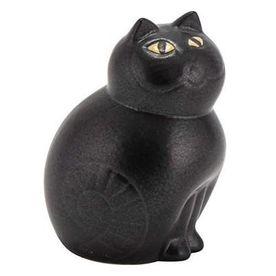 Lisa Larson Cat Mia Black Mini Ceramic Figurine Japan FS