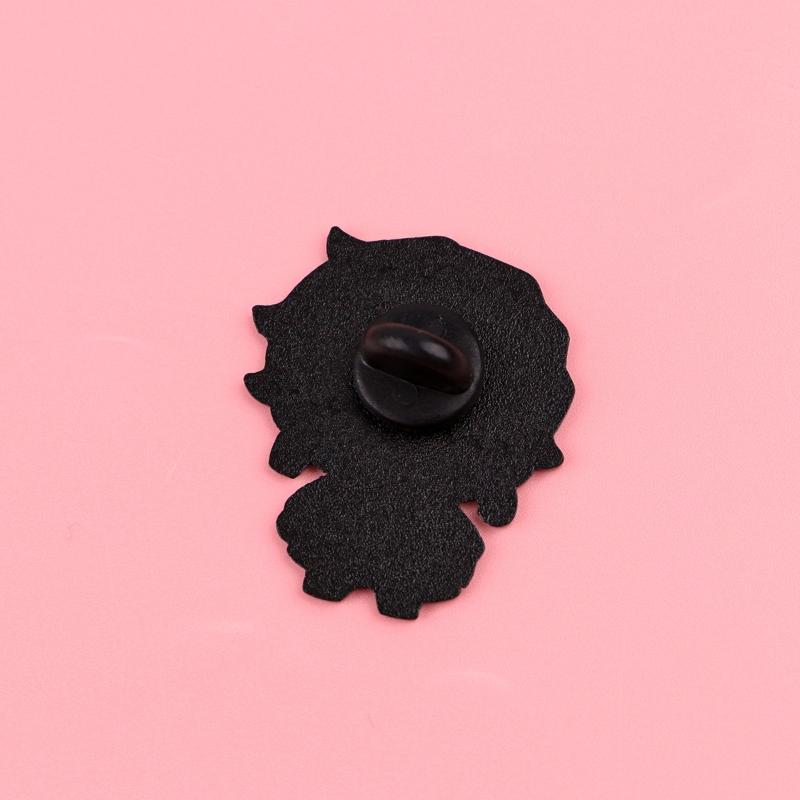 1/8Pcs Anime Demon Slayer Enamel Pin Cartoon Brooches For Clothing Accessories Lapel Badges Jewelry Fans Collection Gift