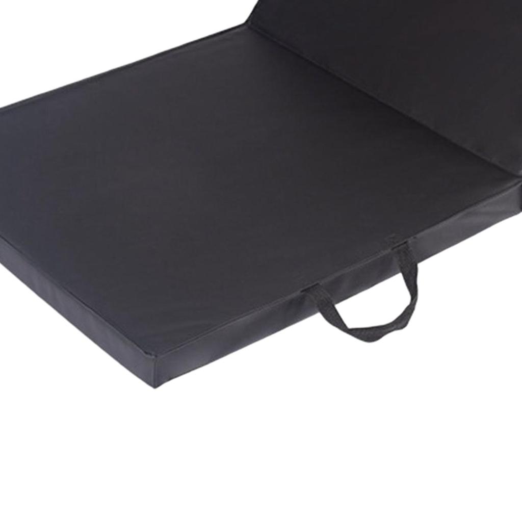 Folding Exercise and Gym Cushion Waterproof Foam 3 Panel Protective Flooring for Pilates Stretching Core Workouts