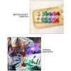 6pcs Plastic Christmas Hanging Decoration Multicolor Red Gold Xmas Baubles New Xmas Ornament Ball