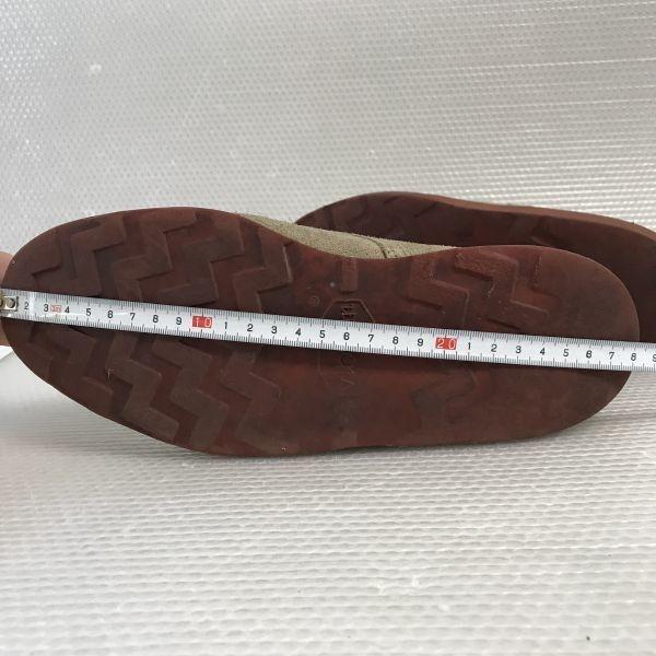 90s USA Made Vintage/COVE SHOE COMPANY/Suede Leather White Bucks Shoes/6.5D/24.5/Beige/Vibram Sole(USED)