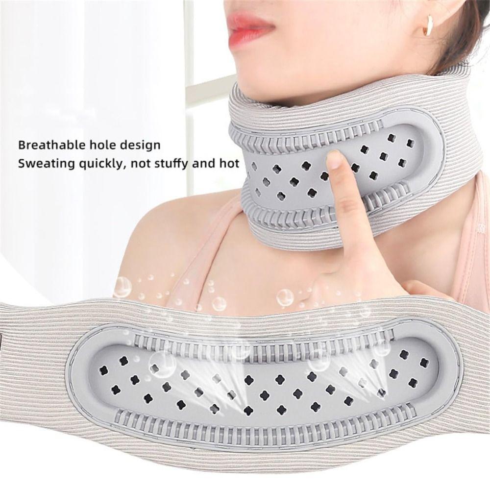 Soft Breathable Cervical Collar Ice Silk Neck Protectors  for People With Forward Neck