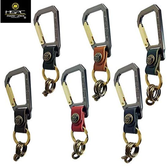 CARABINER Keychain for One Size [MASTERPIECE] Men, Chocolate,