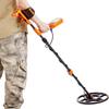 Waterproof Metal Detector, 12" Coil, Professional Rechargeable Gold Detector, 39-50 in Adjustable with LCD 7 Modes Advanced DSP Chip Bluetooth