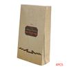 4Pcs Kraft Paper Retro Atmosphere Cute Candy Baking Christmas Gift Paper Bag
