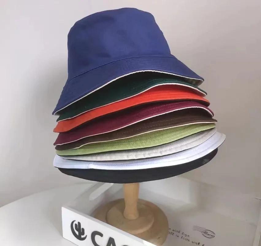 Freedom Outdoors Women's Enlarged Deepening Xxl Size 63Cm Bucket Hat Big Head Double-Sided Fisherman Hat Men Large Size Large Tide Hip Hop Sun Hat 61-63Cm