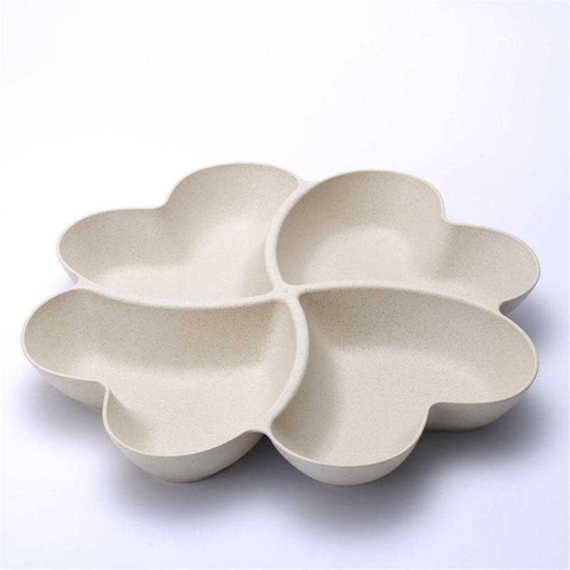 

Wheat Straw Fruit Plate Practical Fruit Plate Easy To Clean Environmental Protection Wheat Straw Fruit Plate Special Disc Grill