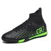 Unisex High Top Soccer Shoes Autumn Kids Teenager Turf And Firm Ground Cleats For Amateur Match Daily Football Training Outdoor