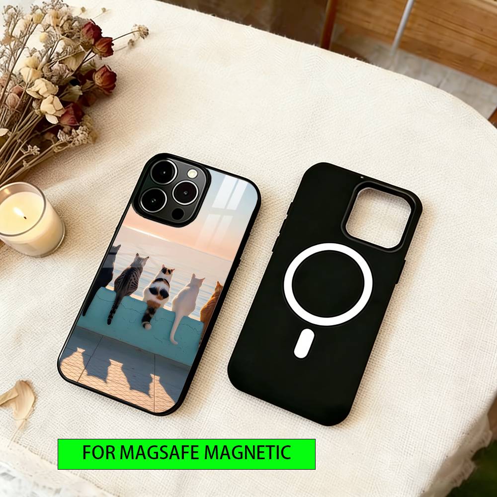 The Cat Crew Phone Case For iPhone17,16,15,14,13,12,11 Plus,Pro Magnetic with Magsafe Wireless Charging