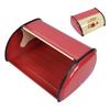 Metal Bread Box for Kitchen Countertop Large Capacity Bread Bin Holder Container with Roll Top
