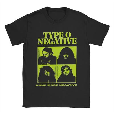 Pánské tričko Type O Negative 100% bavlna Vintage tričko Kulatý výstřih Trička Krátký rukáv Oblečení 4XL 5XL 6XL