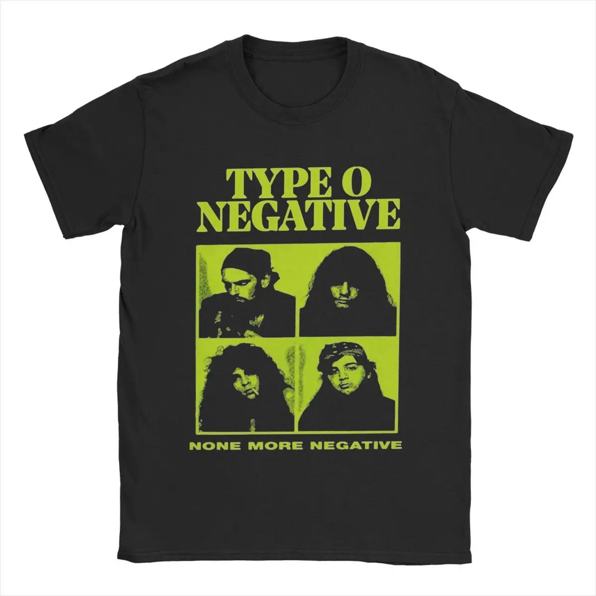 

Футболка Type O Negative для мужчин, 100% хлопок, винтажная футболка с круглым воротом, футболки с коротким рукавом, одежда 4XL 5XL 6XL XXXXXL чёрный