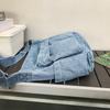 Denim Messenger Bag Women's Large Capacity Shoulder Bag Student Class Bag