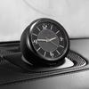 Mini velikost do auta Hodiny Kulatý design Quartzové hodiny Univerzální pasování Digitální hodinky Autopříslušenství