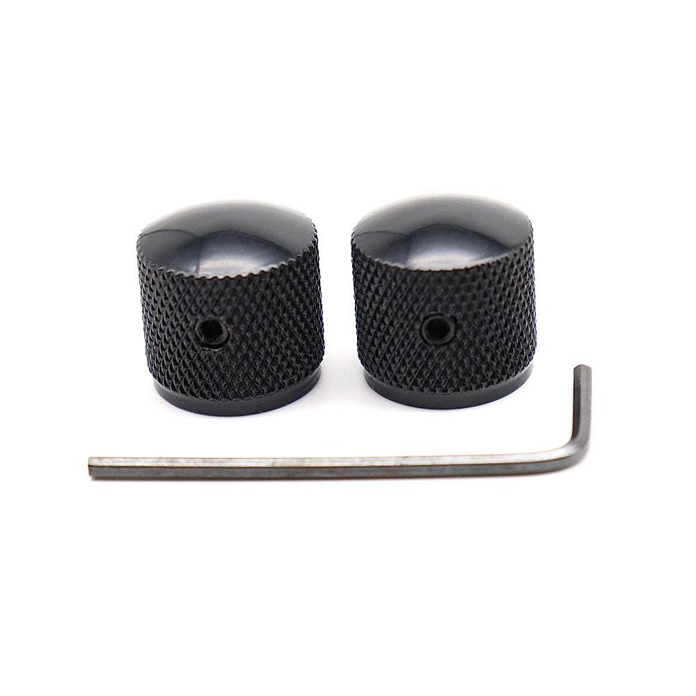 1pcs/2pcs  Metal Potentiometer Dome Knob Control Knob Volume Audio Electric Guitar Bass Screw Type