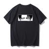 Japanese anime printed men's and women's shirt round neck loose short sleeve shirt Harajuku style Attack on Giant Y2k clothing