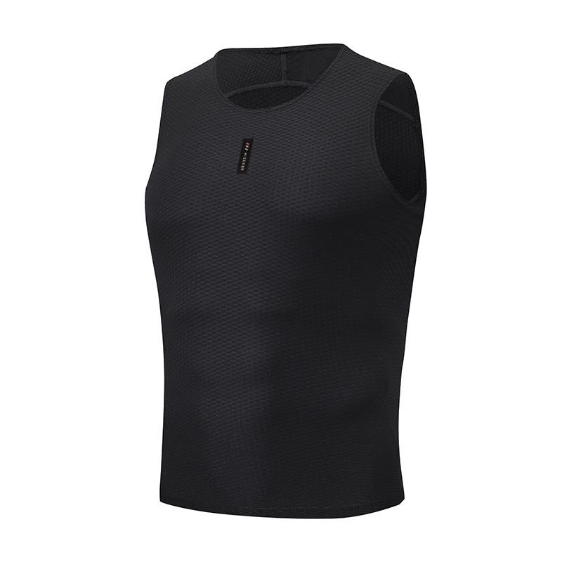 Hiserwa Cycling Sleeveless Base Layer: High-Elasticity, Breathable, Sweat-Wicking Vest
