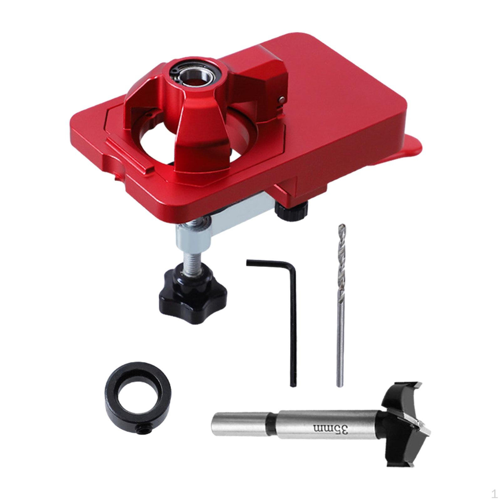 

Комплект приспособлений для скрытых петель дверного шкафа 35 мм, прочный шаблон для фрезерования