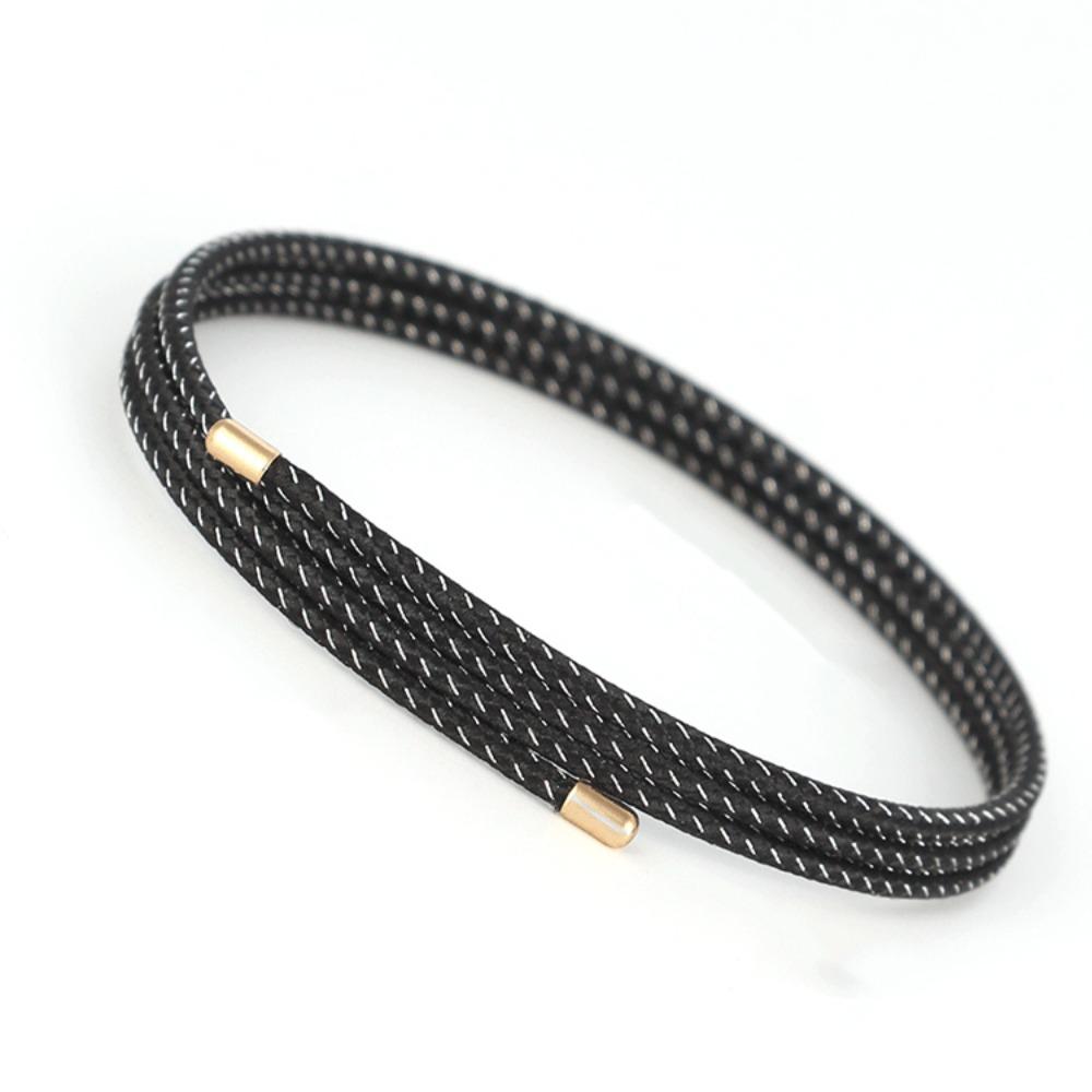 Corde Magnétique Réglable 51cm de Longueur Bracelet Lien Magnétique Bracelet Magnétique Polyvalent Pour Unisexe