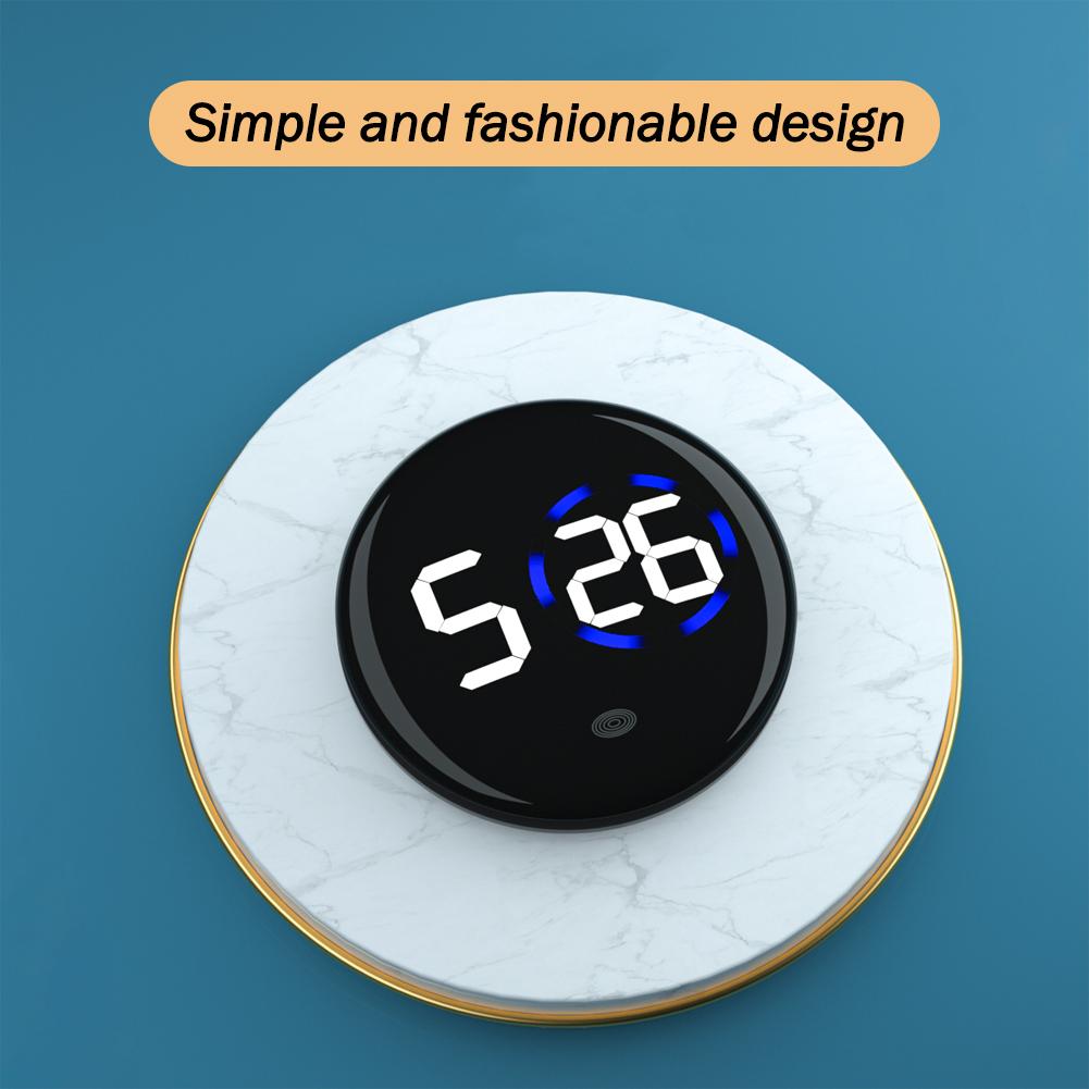 Bil Interiör Klocka Klocka Tillbehör Pekskärm Kvarts Klocka Fordon Elektronisk Prydnad Motorcykeltillbehör