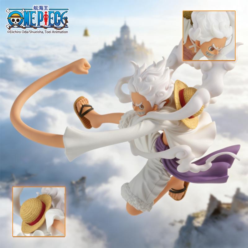 1pc Officially One Piece Luffy Gear 5 - Sun God Nika Figure, Awakened Ultimate Form Display Model, Anime Collectible Gift.