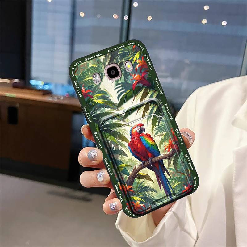 Full wrap Card bag Phone Case For Samsung Galaxy J510/J5 2016/J5108 Dirt-resistant Anti-dust Cartoon Durable Shockproof