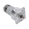 Gear Motor DC 24V 3.8A Speed Reduction Self Locking Reversible Worm Geared Motor for Machine 100RPM