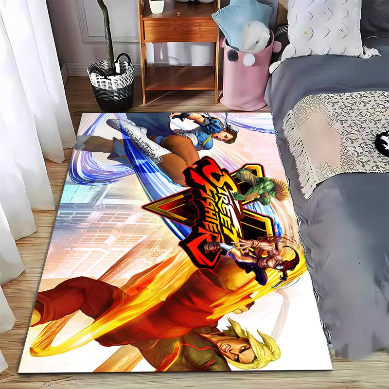 

Street Fighter Character Carpet Design 50x70cm Suitable for use as an anti-slip game mat for living room and bedroom sofas 40x60cm( 15x23in )