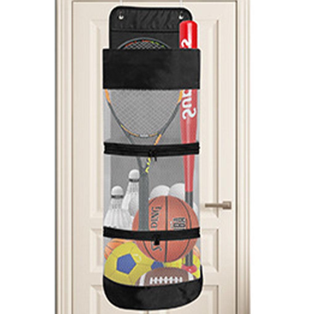 Basketball Bag Behind Door Everything Organized Hanging Basketball Bag Door Storage Bag