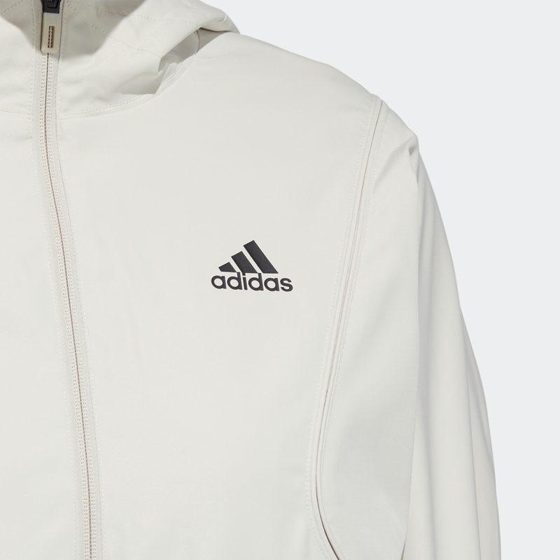 adidas Jackets Women's White Hooded Moderate Other HF2467