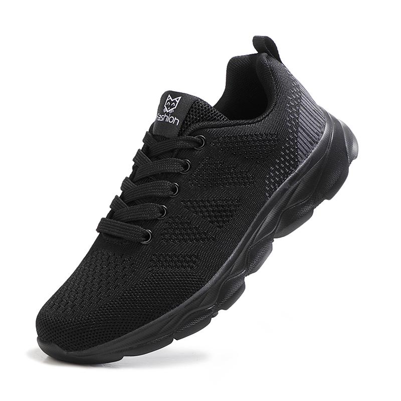 Женская обувь Удобная легкая повседневная спортивная обувь Большая женская спортивная обувь 35 чёрный 1898₽