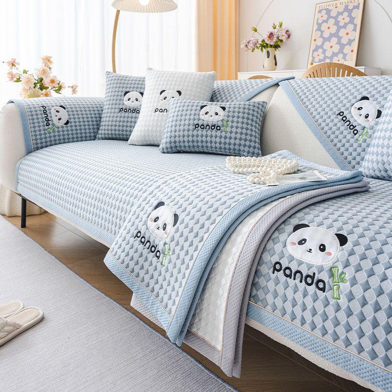 Sofa Cushion Cool In Summer Doudou Non-Slip Seat Cushion  New Modern Simple Mat Sofa Cover Cool Cushion