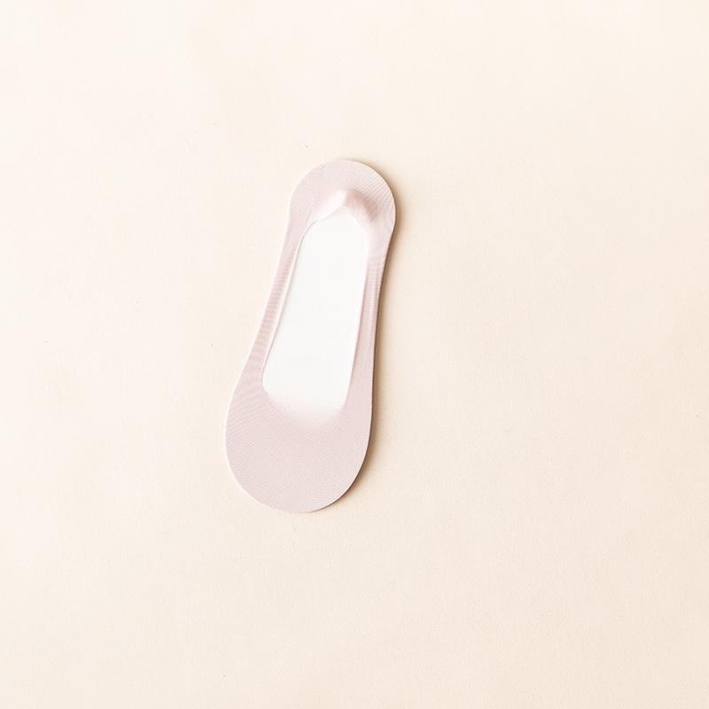 Calcetines de verano finos de algodón para mujer, antideslizantes, no se caen del talón, boca poco profunda, invisibles, de seda helada, tipo barco