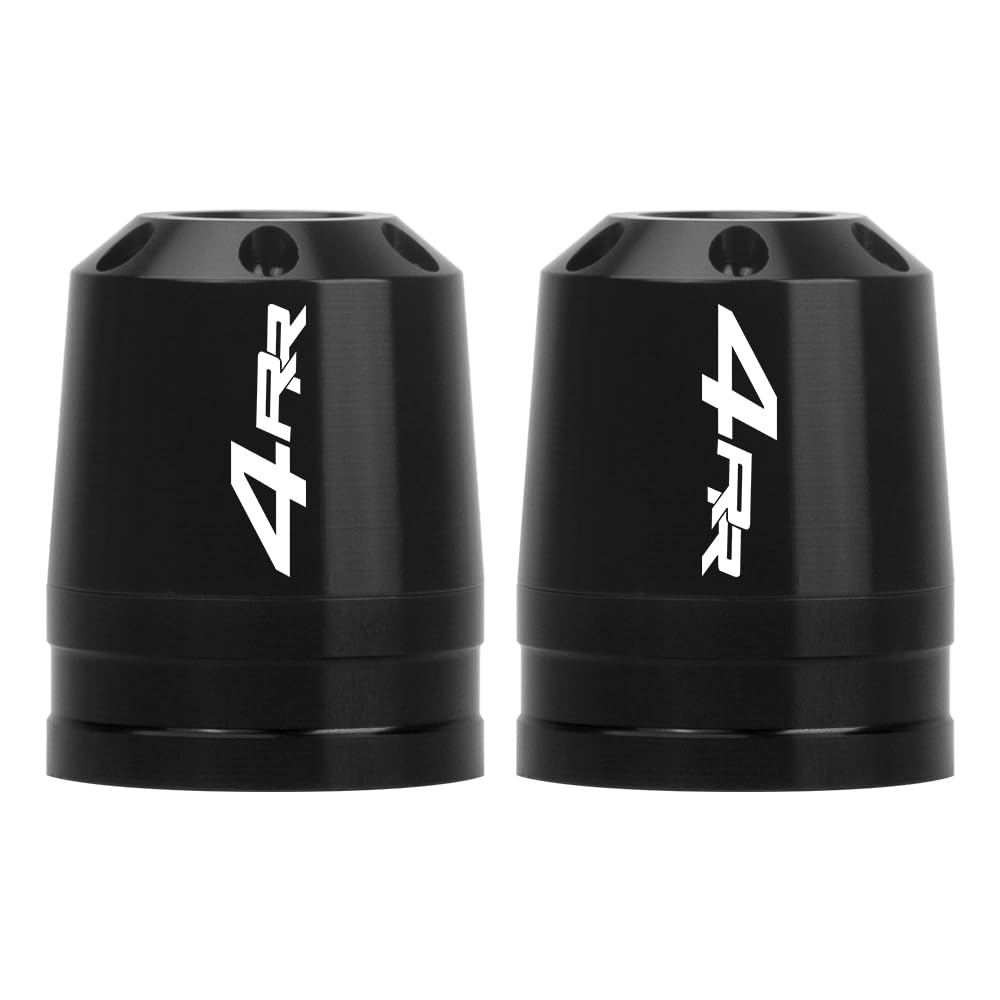 MotHeart Противоударные заглушки руля для мотоцикла Ninja ZX-4RR 2023-2024 Защитные заглушки концов руля мотоцикла Мотоцикл чёрный