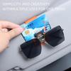 Car Sun Visor Glasses Holder Sunglasses Clip Card Ticket Holder Interior For Opel Insignia Astra J H G Corsa Zafira Accessories