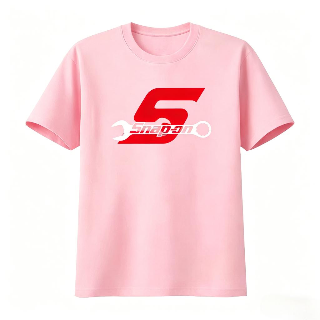 Unisexs Cotton Tshirt Snapon Print Automotive Tools Graphic Short Sleeve Casual Streetwear Black Gray White Tops For Daily Wear