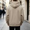 Men's Casual Long Sleeve Hoodie Cotton-Like Fabric Pullover Hooded Sweatshirt for Sports