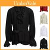 Camicia Classica da Uomo Medievale Rinascimentale Pirata con Manica Lunga Design Elegante